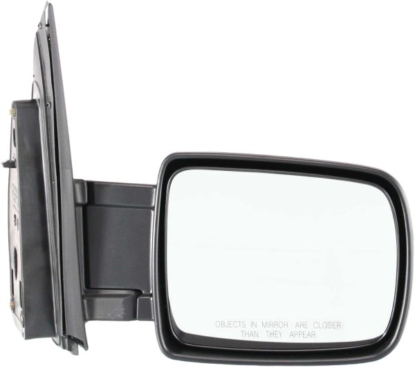 Manual Adjust Right (Passenger) Mirror for Honda Element 2003-2011, Manual Folding, Non-Heated, Paintable, without Auto Dimming, Blind Spot Detection, Memory, and Signal Light, Replacement