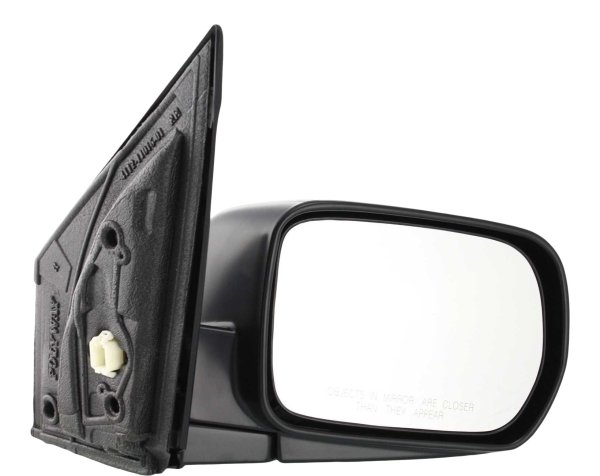 Right (Passenger) Side Mirror for Honda Pilot 2003-2008, LX Model, Power Adjustable, Manual Folding, Non-Heated, Paintable, Replacement