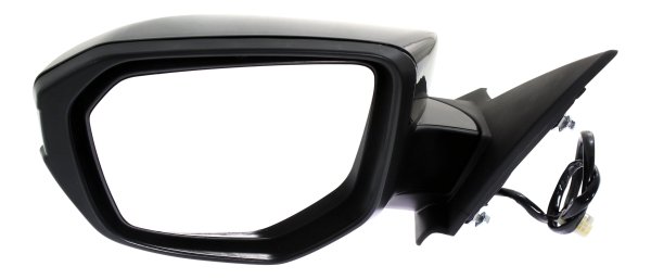 Power Mirror for Honda Civic 2016-2021, Left (Driver), Manual Folding, Heated, Paintable, without Auto Dimming, Blind Spot Detection, Memory, and Signal Light, Replacement
