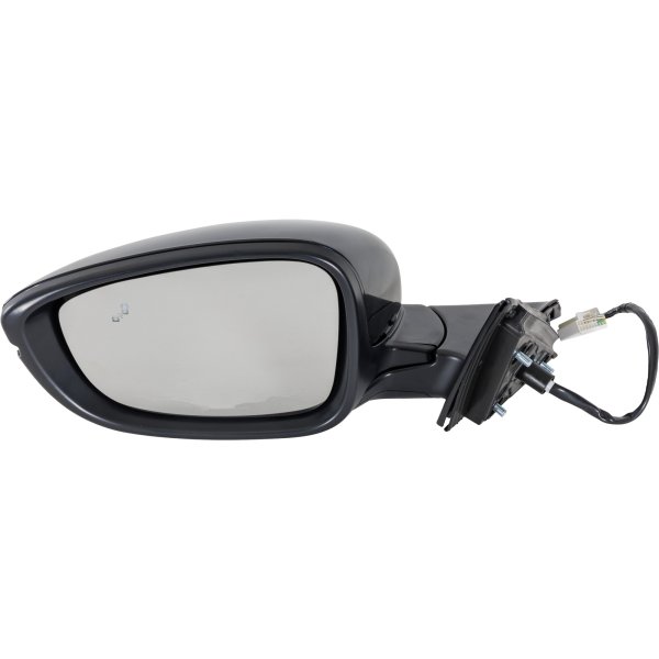 Power Mirror for Honda Accord 2018-2022, Left (Driver), Manual Folding, Heated, Paintable, with In-housing Signal Light, Blind Spot Detection in Glass, without Memory, Puddle Light, Auto-Dimming, Replacement
