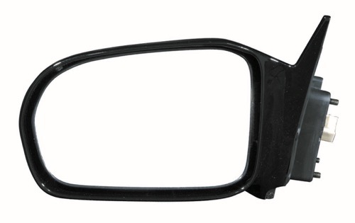 Left (Driver) Side View Mirror Assembly for 2001-2005 Honda Civic EX 2 Door Coupe, Outside Power Remote, Paint to Match Black,  76250S5PA21ZA, Replacement
