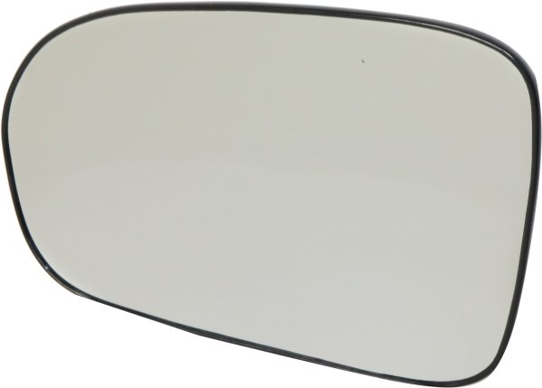 Mirror Glass for Honda Civic 2001-2005 Left (Driver), Non-Heated, Compatible with Coupe/Sedan Models, Excludes Hybrid, includes Backing Plate, Replacement