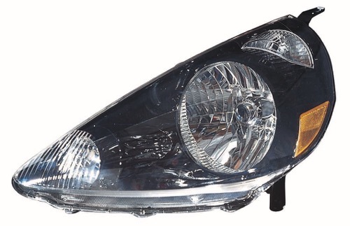 2007 - 2008 Honda Fit Front Headlight Assembly Replacement Housing / Lens / Cover - Left (Driver) Side