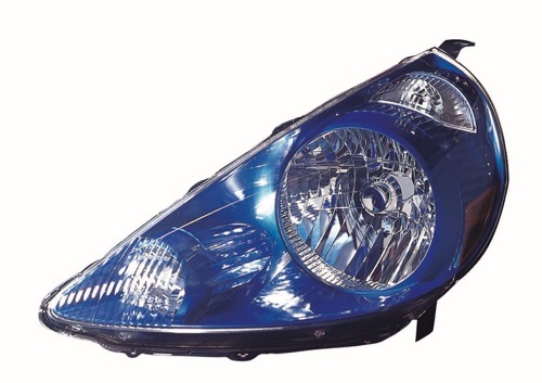 2007 - 2008 Honda Fit Front Headlight Assembly Replacement Housing / Lens / Cover - Left (Driver) Side