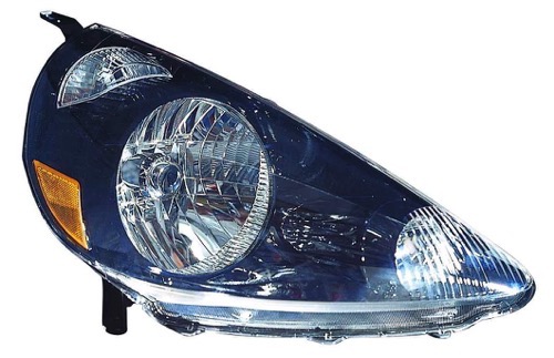 2007 - 2008 Honda Fit Front Headlight Assembly Replacement Housing / Lens / Cover - Right (Passenger) Side