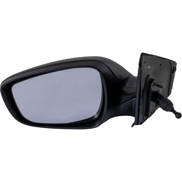 Manual Adjustable and Foldable Non-Heated Mirror for Hyundai Accent 2012-2017, Left (Driver) Side, Textured Black, without Auto Dimming, BSD, Memory and Signal Light, Replacement