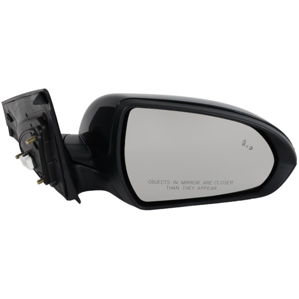 Power Mirror for Hyundai Elantra 2019-2020, Right (Passenger), Manual Folding, Heated, Paintable, with Blind Spot Glass and In-Housing Signal Light, without Auto Dimming and Memory, Replacement