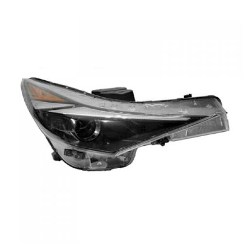 Headlight Assembly for Hyundai Elantra 2021-2023, Right (Passenger), Halogen Light, for Hybrid and Non-Hybrid, Korea-Built Vehicle, Replacement