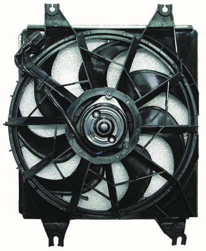 Radiator Cooling Fan Assembly for 1995 - 1999 Hyundai Accent SOHC Engine, Includes Motor, Blade, Shroud,  HY3115101 - Replacement