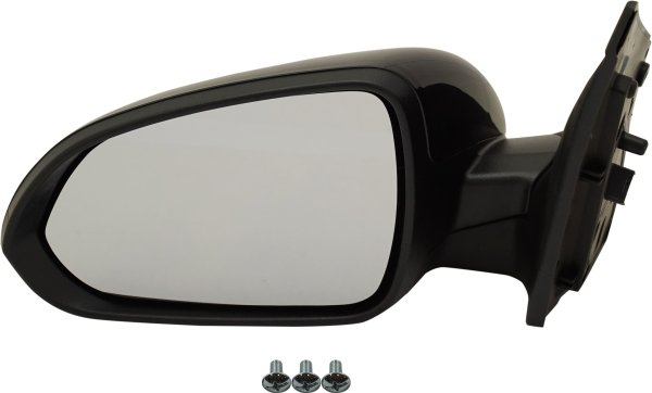 Power Mirror for Hyundai Accent 2018-2022, Left (Driver), Manual Folding, Non-Heated, Paintable, Without Auto Dimming, Blind Spot Detection, Memory, and Signal Light, Replacement