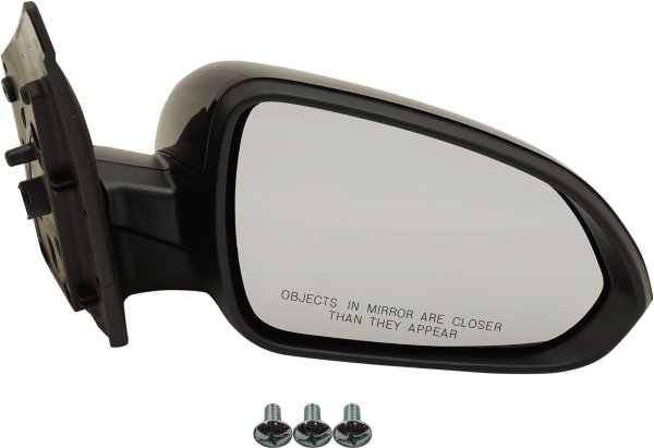 Power Mirror for Hyundai Accent 2018-2022, Right (Passenger), Manual Folding, Non-Heated, Paintable, without Auto Dimming, Blind Spot Detection, Memory, and Signal Light, Replacement