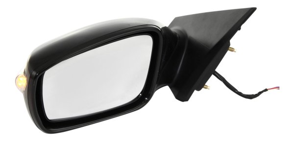 Power Mirror for Hyundai Sonata 2011-2014, Left (Driver), Manual Folding, Non-Heated, Paintable with Signal Light, Excludes Hybrid Model, Replacement