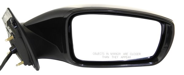 Power Mirror for Hyundai Sonata 2011-2014, Right (Passenger) Side, Manual Folding, Non-Heated, Paintable, with Signal Light, Excluding Hybrid Model, Replacement