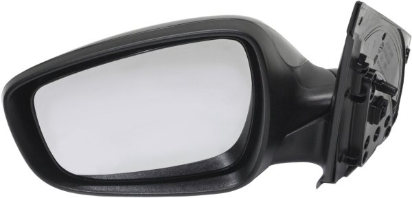 Power Mirror for Hyundai Accent 2012-2017, Left (Driver), Manual Folding, Non-Heated, Paintable, with In-housing Signal Light, without Auto Dimming, Blind Spot Detection and Memory, Replacement