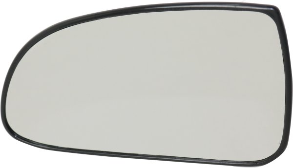 Mirror Glass for Hyundai Accent 2000-2002, Left (Driver), Non-Heated, with Backing Plate, Suitable for Sedan/Hatchback, Up to November 1, 2001, Replacement