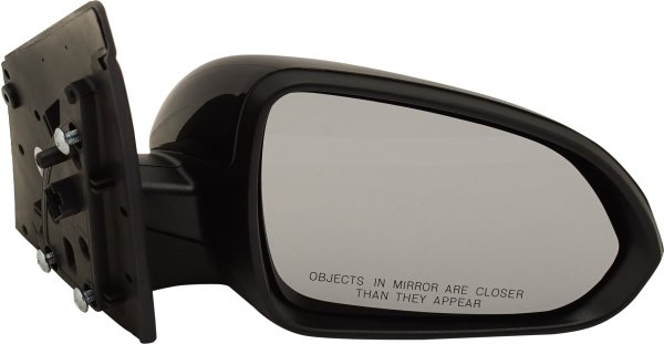 Power Mirror for Hyundai Accent 2018-2022, Right (Passenger) Side, Manual Folding, Heated, Paintable, without Auto Dimming, Blind Spot Detection, Memory, and Signal Light, Replacement