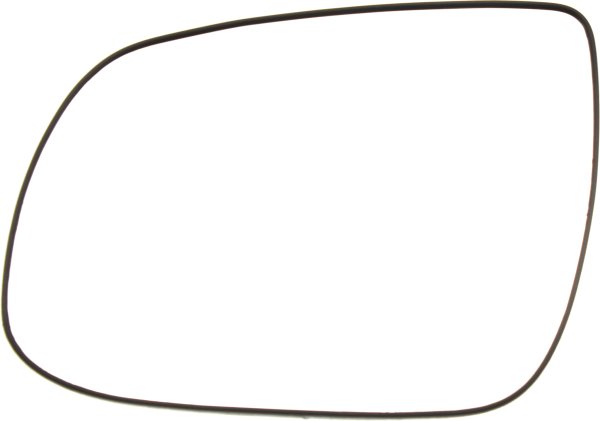 Mirror Glass for Hyundai Accent/Kia RIO/RIO5 2010-2011, Left (Driver), Non-Heated, with Backing Plate, Hatchback/Sedan, Replacement