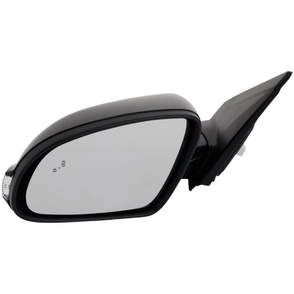 Power Mirror for Hyundai KONA 2018-2021, Left (Driver) Side, Manual Folding, Heated, Paintable, with Blind Spot Detection, Replacement