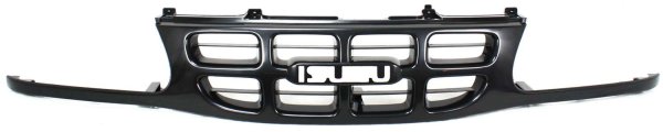Textured Black Shell and Insert Grille for 2000-2002 Rodeo, Replacement