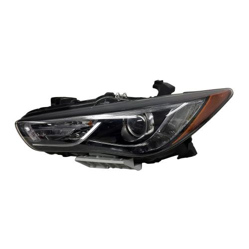Headlight Assembly for 2016 Infiniti Qx60, Left (Driver) Side, From 7-16, Composite, Replacement,  260609NF2B