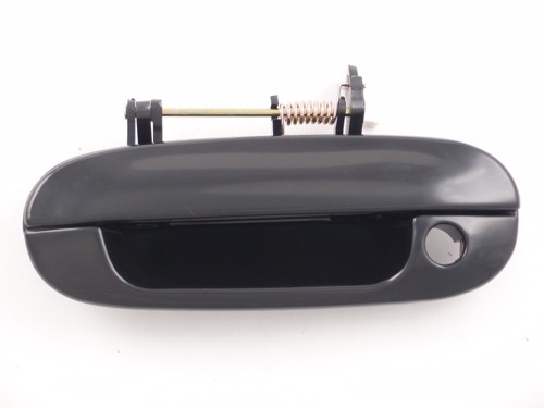 Front Left (Driver) Outer Door Handle for 2003-2008 Isuzu Ascender, Smooth Black Exterior,  8191200880, Replacement