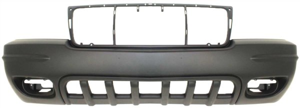 Front Bumper Cover for Grand Cherokee 2001-2003, Primed (Ready to Paint), Limited Model, Replacement