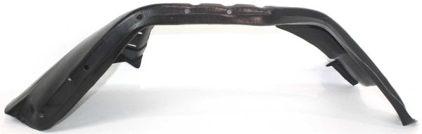 Front Wheelhouse Panel Skirt for Jeep Cherokee 1984-1996, Right (Passenger), Steel, Black, Replacement