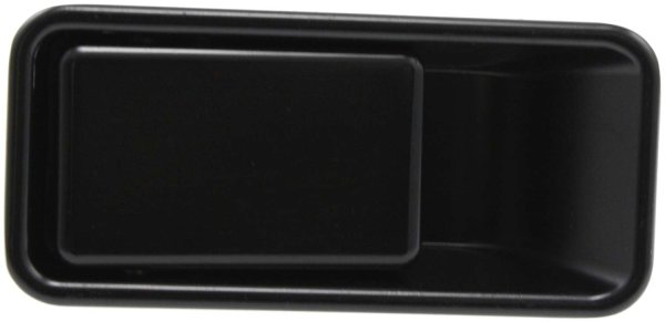 Front Exterior Door Handle for Jeep Wrangler 1987-2006, Left (Driver), Half Door Type, Smooth Black, Replacement
