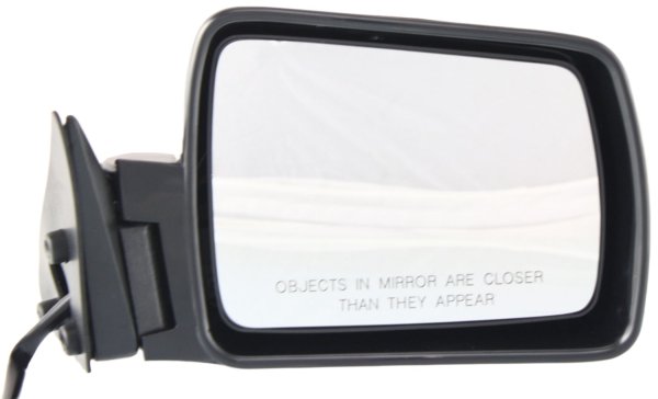 Power Mirror for Jeep Cherokee 1984-1996, Right (Passenger), Non-Folding, Non-Heated, Paintable, without Auto Dimming, Blind Spot Detection, Memory, and Signal Light, Replacement