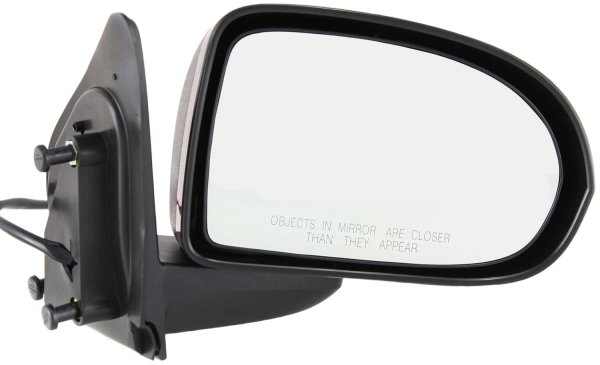 Right (Passenger) Power Mirror for Jeep Compass 2007-2010, Manual Folding, Non-Heated, Textured, Replacement