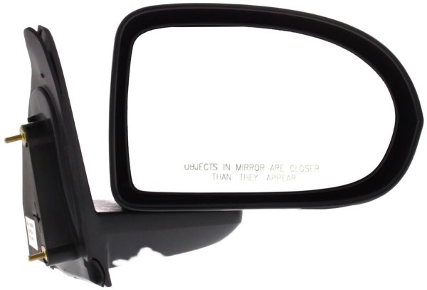 Manual Adjust, Manual Folding Right (Passenger) Side Mirror for Jeep Compass 2007-2017, Non-Heated, Textured, Replacement