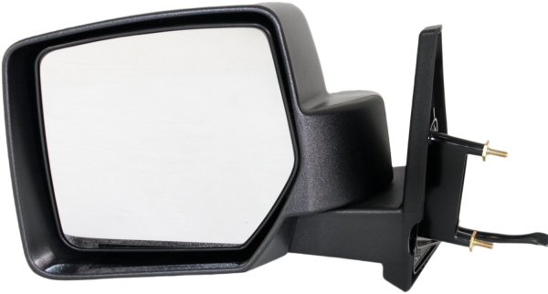 Power Mirror for Jeep Patriot 2007-2017, Left (Driver), Manual Folding, Non-Heated, Textured, Replacement