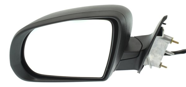 Power Mirror for Jeep Cherokee 2014-2018, Left (Driver), Manual Folding, Non-Heated, Textured, without Auto Dimming, Blind Spot Detection, Memory, and Signal Light, Replacement