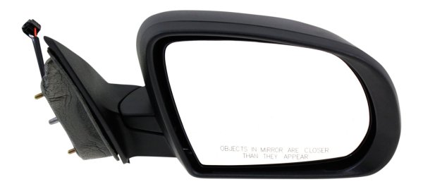 Power Mirror for Jeep Cherokee 2014-2018, Right (Passenger), Manual Folding, Non-Heated, Textured, without Auto Dimming, Blind Spot Detection, Memory, and Signal Light, Replacement