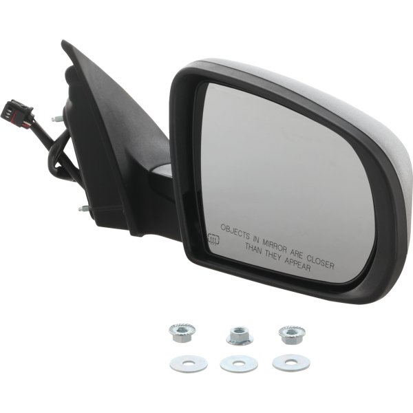 Power Mirror for Jeep Cherokee 2014-2018, Right (Passenger), Manual Folding, Heated, Textured, Without Auto Dimming, Blind Spot Detection, Memory, Signal Light, Replacement