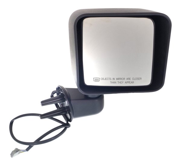 Power Mirror for Jeep Wrangler JK 2014-2014, Right (Passenger), Manual Folding, Heated, Textured, Replacement