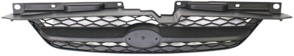 Black Shell and Insert Grille for Kia Rio 2003-2005, Replacement