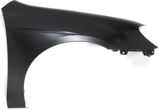 Front Fender for Spectra 2004 - 2009, Right (Passenger), Primed (Ready to Paint), w/o Side Light Holes, Steel, Replacement