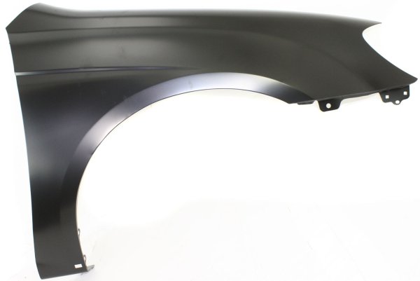 Front Fender for SPECTRA 2007-2009, Right (Passenger), Primed (Ready to Paint), Without Signal Light Hole, With Body Side Molding Holes, Replacement