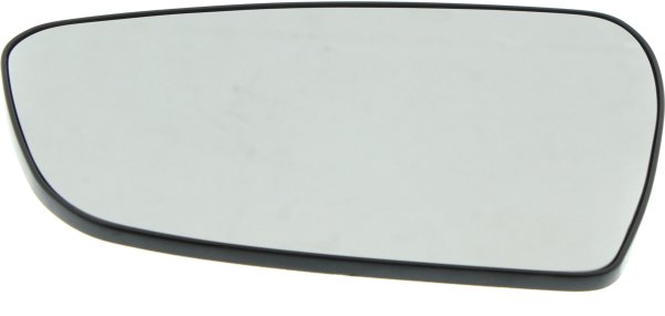 Heated Mirror Glass for Kia Forte/Forte5 2014-2018, Left (Driver), with Backing Plate, without Blind Spot Detection, Replacement