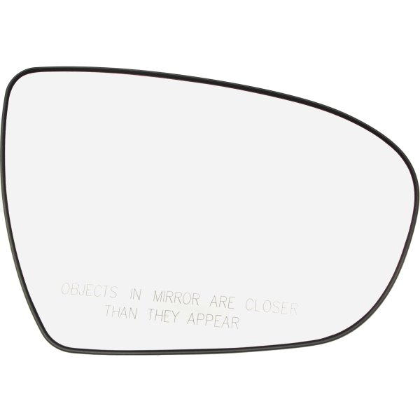 Heated Mirror Glass with Backing Plate for Kia Optima 2011-2016, Right (Passenger) Side, Suitable for 2014-2015 Korea and USA Built without BSD, Replacement