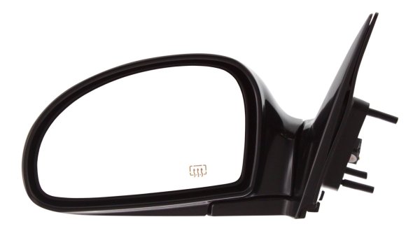 Power Mirror for Kia Spectra 2004-2009, Left (Driver), Manual Folding, Heated, Paintable, Suitable for Sedan/Hatchback, Replacement
