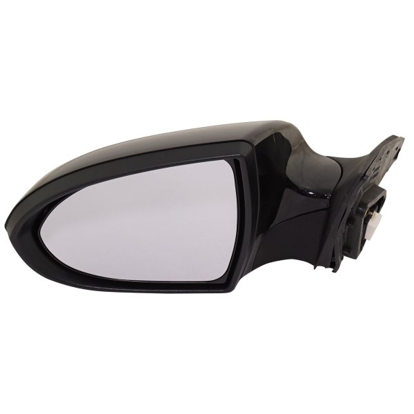Power Mirror for Kia Sportage 2011-2016, Left (Driver), Manual Folding, Non-Heated, Paintable, without Signal Light, Replacement