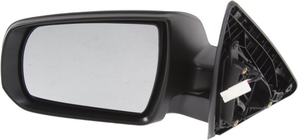 Power Mirror for Kia Sorento 2011-2013, Left (Driver) Side, Manual Folding, Non-Heated, Textured, Without Blind Spot Detection, Memory, and Turn Signal Light, Replacement