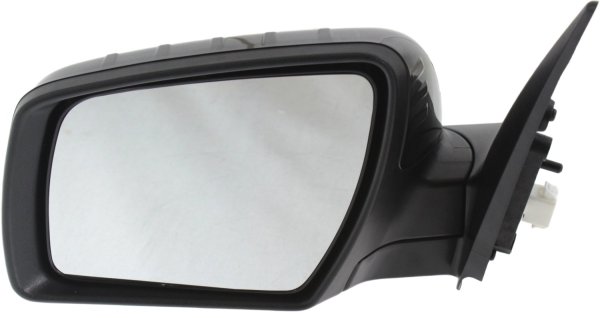 Power Mirror for Kia Soul 2012-2013, Manual Folding, Left (Driver) Side, Heated, Paintable, with Signal Light, Replacement