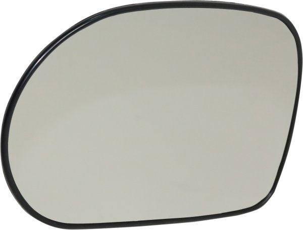 Mirror Glass for Kia Sedona LX Model 2002-2005, Left (Driver), Non-Heated, with Backing Plate, Replacement