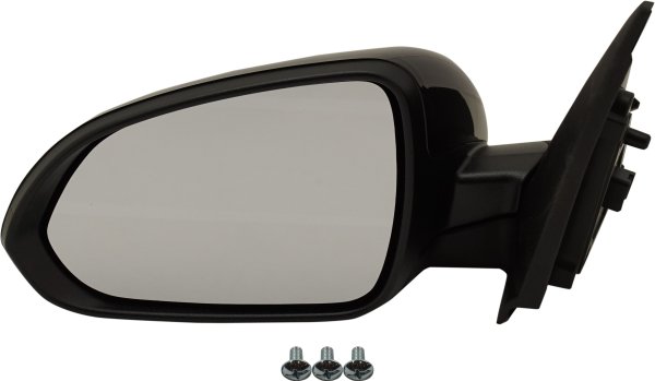 Power Mirror for Kia Rio 2018-2020, Left (Driver), Manual Folding, Heated, Paintable, without Signal Light, Fits 2018-2018 EX/S Models, Replacement