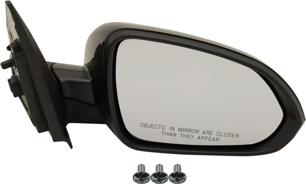 Power Mirror for Kia RIO (2018-2020) Right Passenger Side, Manual Folding, Heated, Paintable, Without Signal Light, Suitable for EX/S Models from 2018 to 2018, Replacement