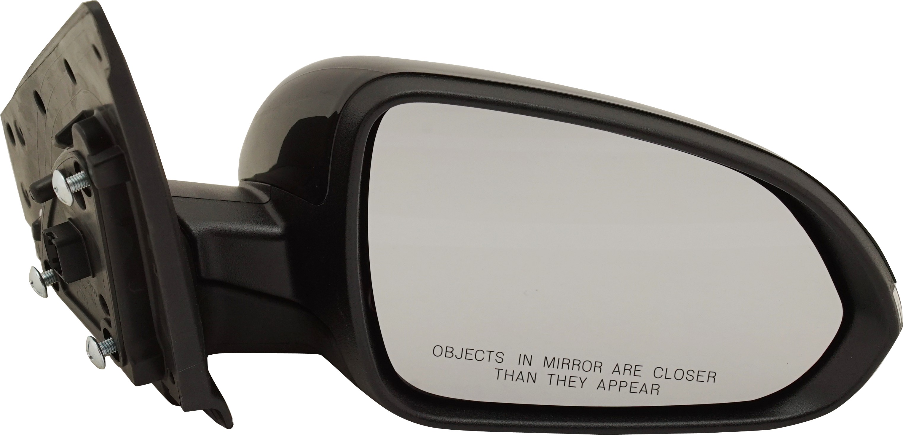 Power Heated Mirror for Kia RIO 2018-2020 Right (Passenger) Side, Manual Folding, Paintable, with Signal Light, EX/S Models, Replacement