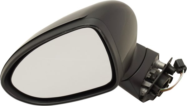 Power Heated Mirror for Kia RIO 2012-2017, Left (Driver), Manual Folding, Paintable, w/o Signal Light, Suitable for Hatchback/Sedan, Replacement